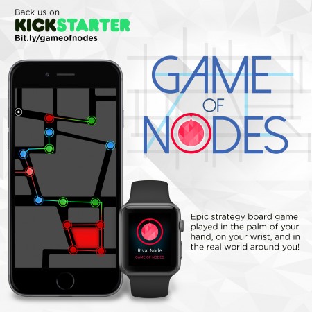 Game Of Nodes: IPhone-Based And Apple Watch-Enhanced Massively Multiplayer GPS Board Game, Launches On Kickstarter Today
