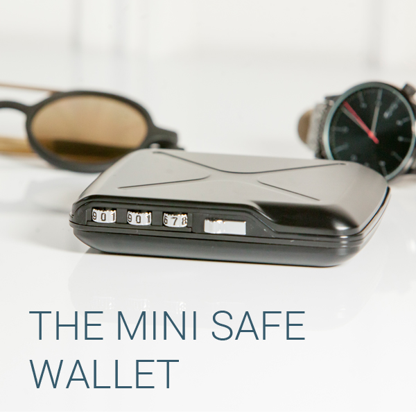 The Mini Safe Wallet, the first pocket size vault