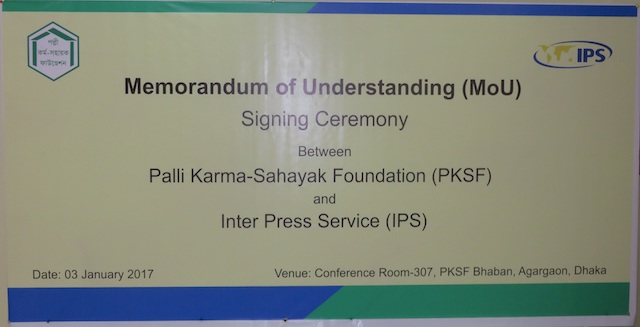 PKSF and IPS  to Partner on Communicating for Positive Change