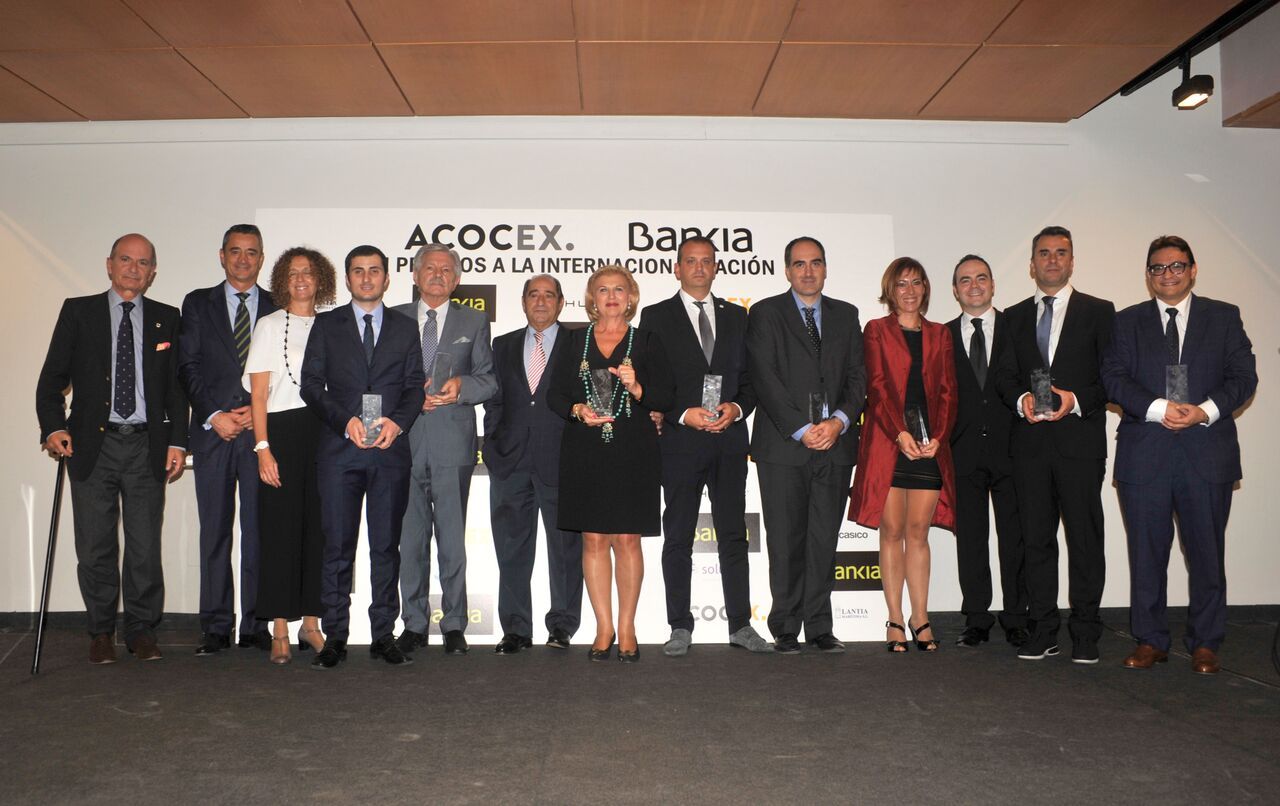 Los II Premios ACOCEX-BANKIA a la internacionalización reconocen los mejores profesionales y empresas