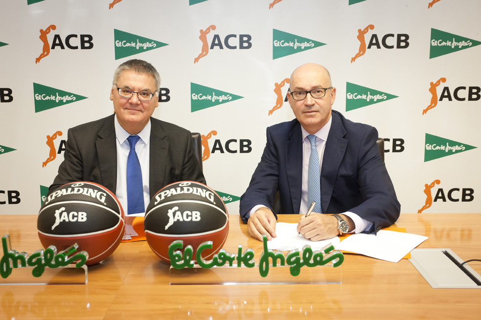El Corte Inglés se convierte en Patrocinador Oficial de las competiciones ACB para las próximas temporadas