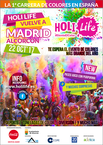 La Holi Life regresa en octubre a Madrid con coloridas novedades que deleitarán a sus miles de fans