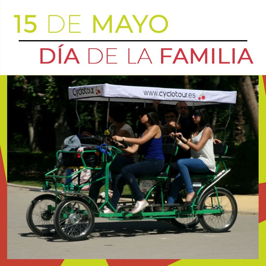 Tour en ciclo por Sevilla: celebrar el Día de la Familia con Cyclotour
