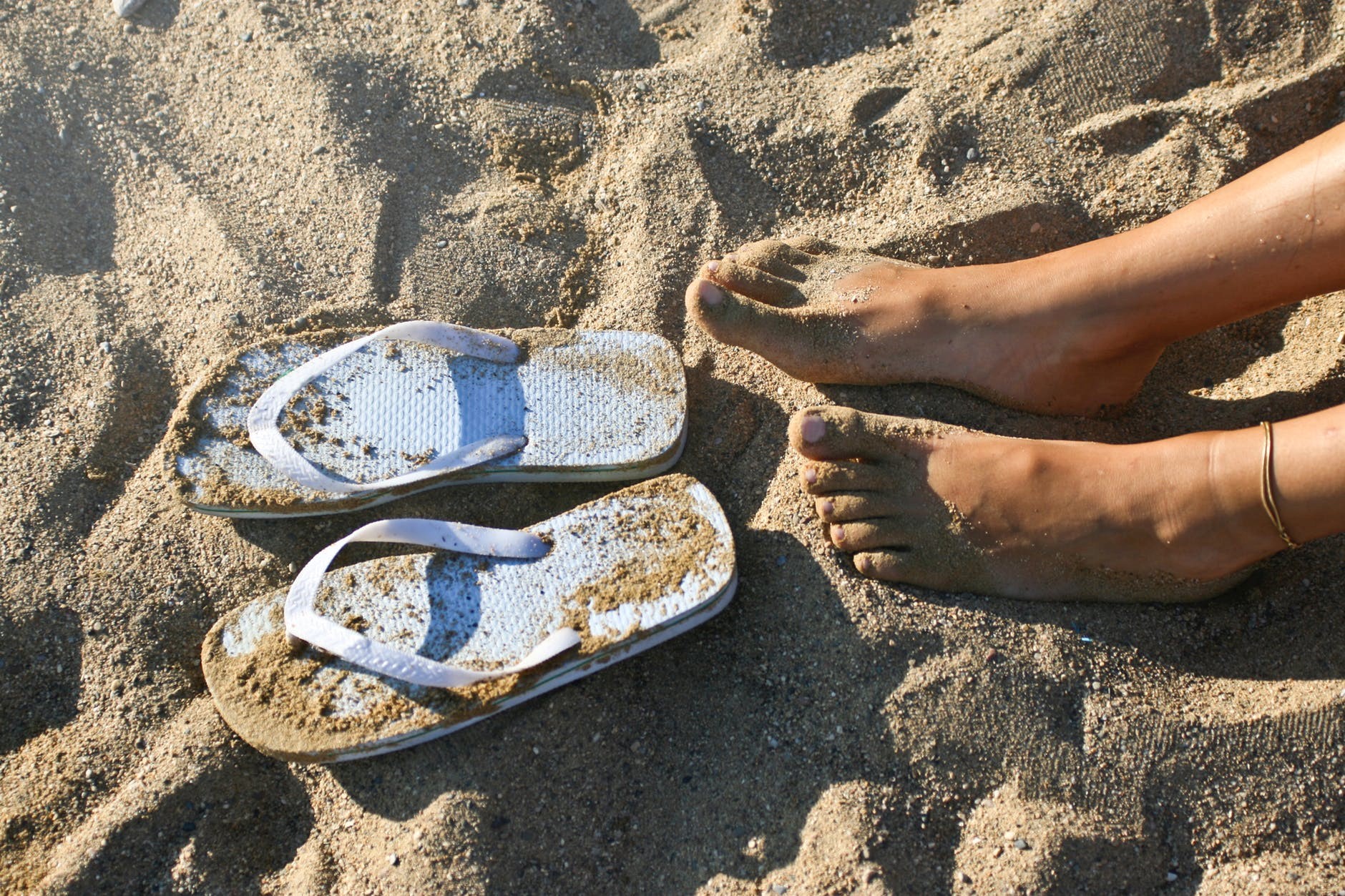 after beach shoes