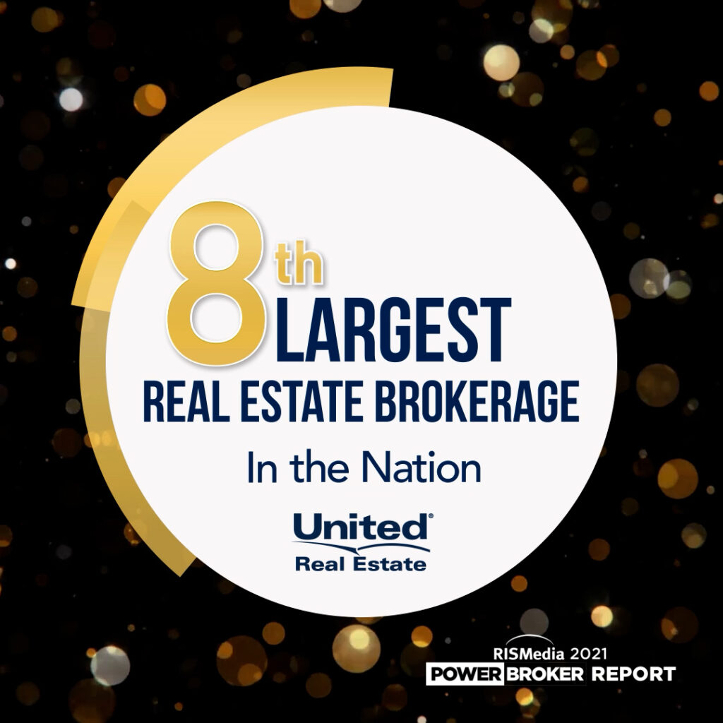 United Real Estate CompanyOwned Brokerage Now 8th Largest in Nation