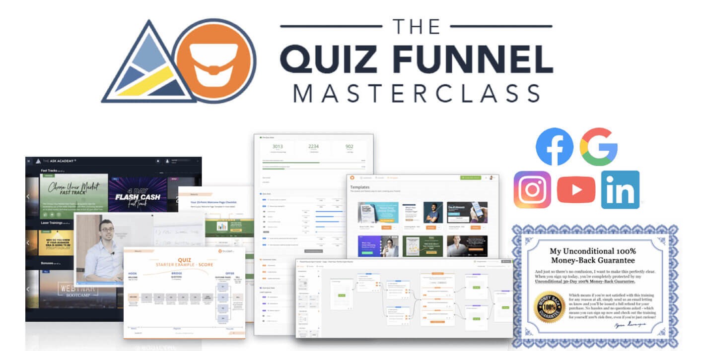Quiz Funnel Masterclass Review 2021& Epic Bonus - Business