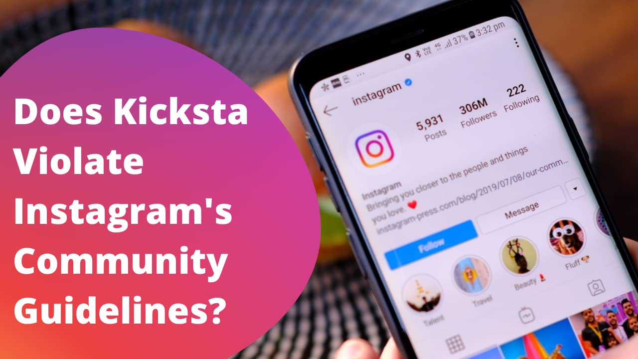 kicksta review image asking does kicksta violates instagram community guidelines