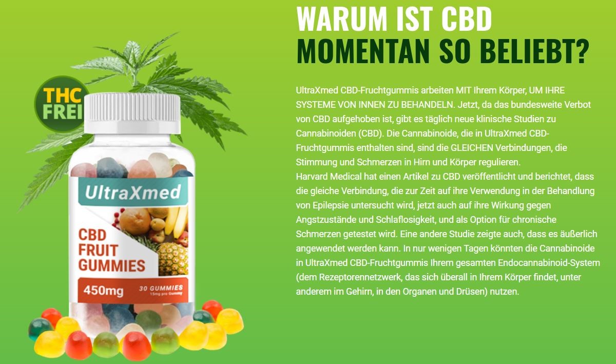 UltraXmed FruchtGummis Erfahrungen, Preis, Test,Bwertungen or Wo Zu Kaufen  Ultra X Med CBD Fruit Gummies in Deutschland, Schweiz Österreich - Business