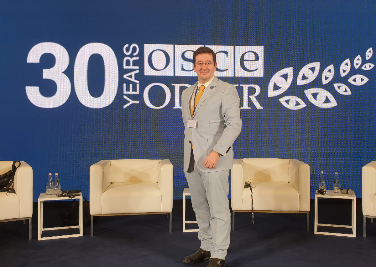 20211015 Ivan Arjona at 30th anniversary ODIHR OSCE