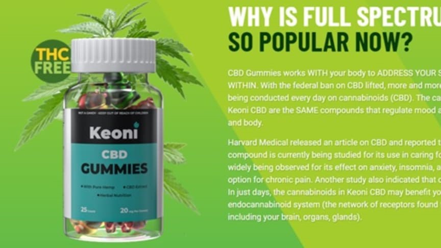 Keoni Full Spectrum Hemp Gummies – Reviews| Are Keoni CBD Gummies Cost Worth It? 15 fafweqfwef