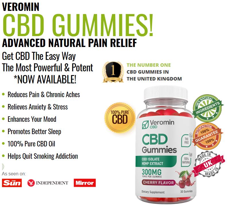 Veromin CBD Gummies UK: Pain Relief Pure Hemp Extract, Pros-Cons amp; Price –  Business