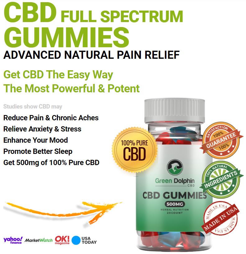 Green Dolphin CBD Gummies – Any Side-Effects To Use This?