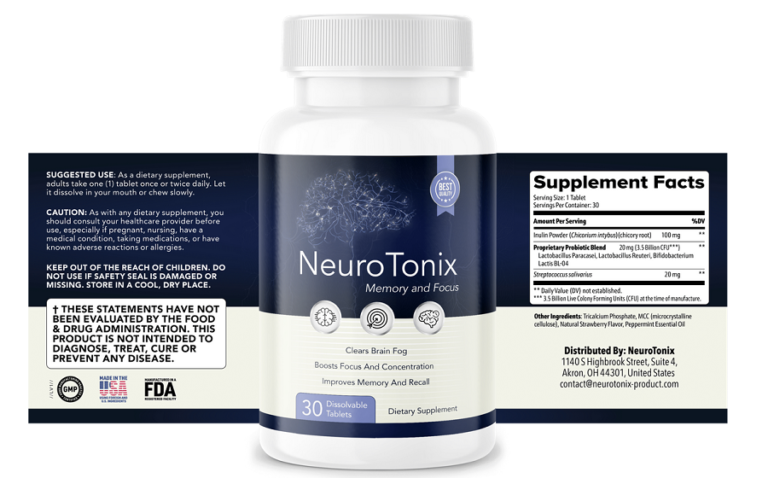 NeuroTonix Reviews: Does This Natural Brain Support Supplement Really ...