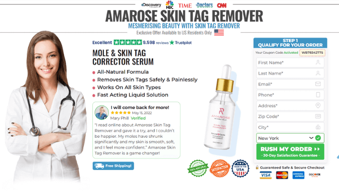Amarose Skin Tag Remover Reviews – Is it 100% Safe and Effective?