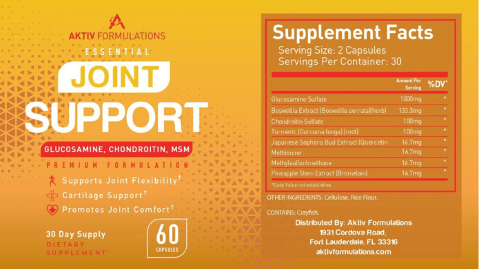 Joint Support Ingredients