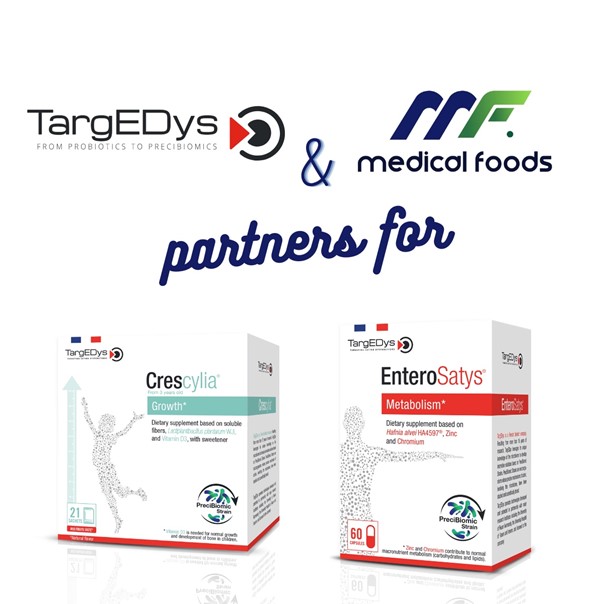 Picture1TargEDys and Medical Foods announce they enter a distribution partnership to bring 29114