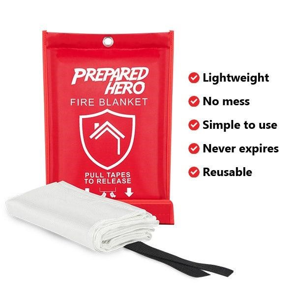 benefits of using a prepared hero fire blanket 37153