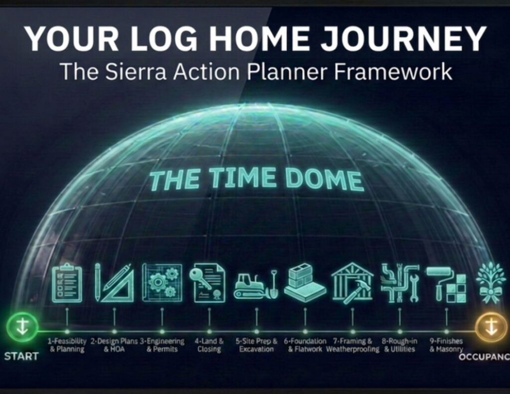 Sierra Log & Timber Launches Free Scaled Study Plan Database and Interactive Pre-Construction Planner 6 Time Dome Illustration 30464